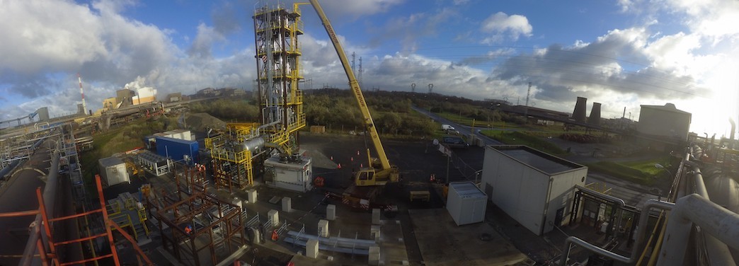 Le projet DMX visant à capter le CO2 associe une dizaine d'industriels, sur le site d'ArcelorMittal Dunkerque. Crédit ArcelorMittal France
